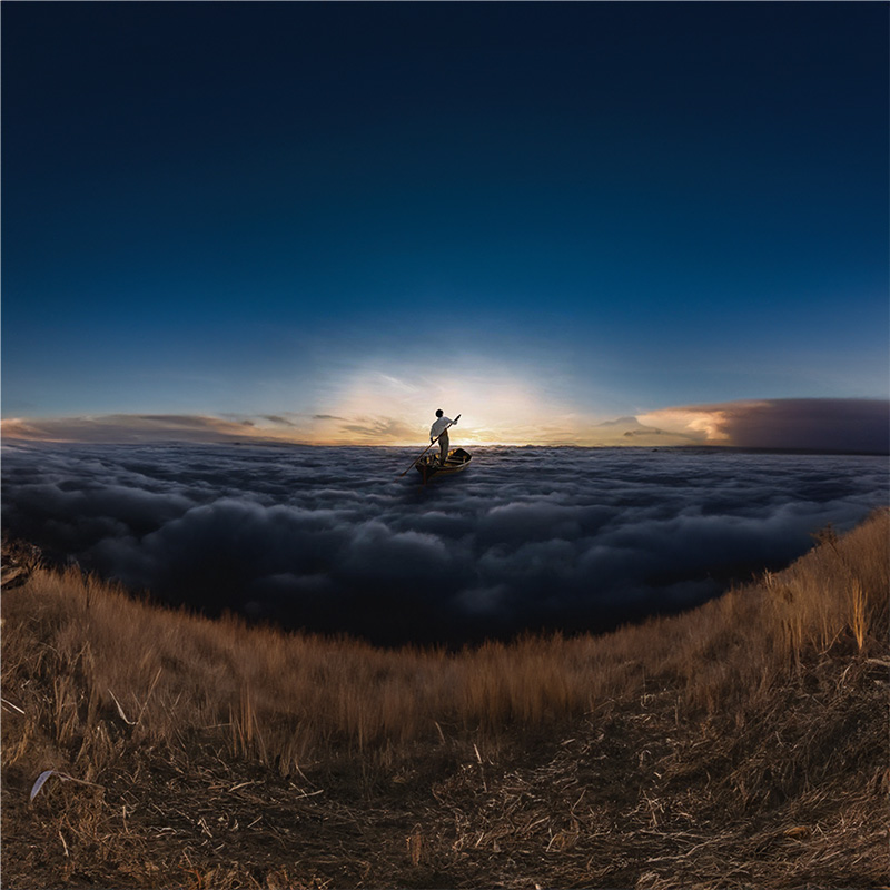 AI generated expansion of album cover - The Endless River by Pink Floyd